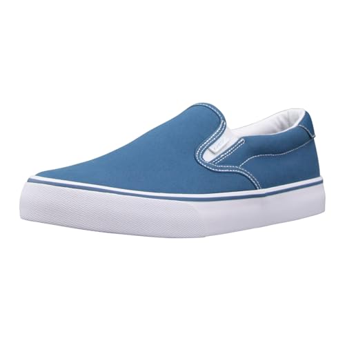 Lugz Herren Clipper Classic Slip-on Canvas Sneaker, Blau/Weiß, 44.5 EU Lugz Herren Clipper Classic Slip-on Canvas Sneaker, Blau/Weiß, 44.5 EU von Lugz