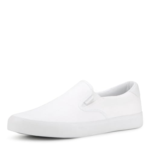 Lugz Herren Clipper Classic Slip-on Canvas Sneaker, Weiss/opulenter Garten, 49 EU von Lugz