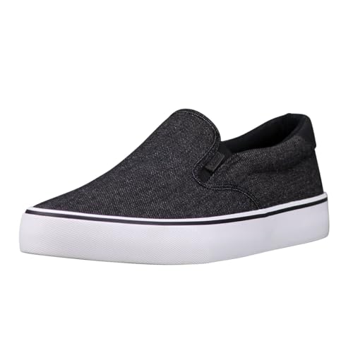 Lugz Herren Clipper Fashion Sneaker, Schwarz/Weiß Denim, 39.5 EU Weit Lugz Herren Clipper Fashion Sneaker, Schwarz/Weiß Denim, 39.5 EU Weit von Lugz