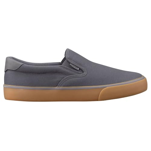 Lugz Herren Clipper Slip-On Sneaker, Charcoal Gum, 47 EU von Lugz