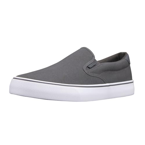 Lugz Herren Clipper Sneaker, Dunkelgrau/Weiß, 50 EU von Lugz