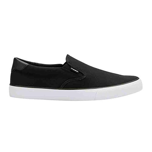 Lugz Herren Clipper Classic Slip-on Fashion Sneaker, schwarz/weiß, 43 EU von Lugz