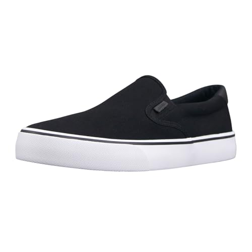 Lugz Herren Clipper Sneaker, schwarz/weiß/schwarz, 47 EU von Lugz