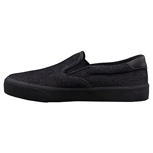 Lugz Herren Clipper Classic Slip-on Fashion Sneaker, schwarz Denim, 40 EU von Lugz