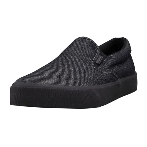 Lugz Herren Clipper Classic Slip-on Fashion Sneaker, schwarz Denim, 41.5 EU von Lugz