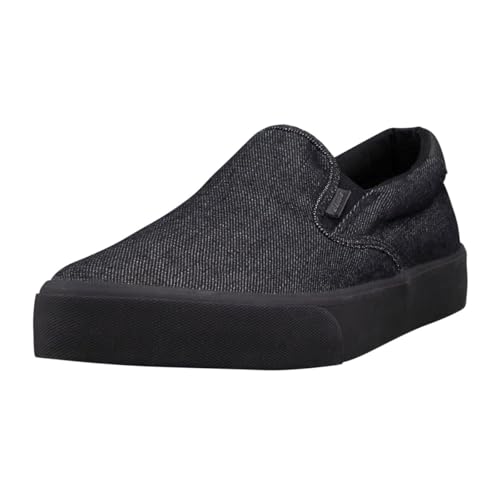 Lugz Herren Clipper Sneaker, schwarz Denim, 45.5 EU von Lugz