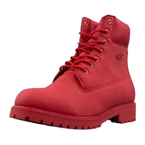 Lugz Herren Convoy Fleece Mode-Stiefel, Rot/Ausflug, einfarbig (Getaway Solids), 41.5 EU von Lugz