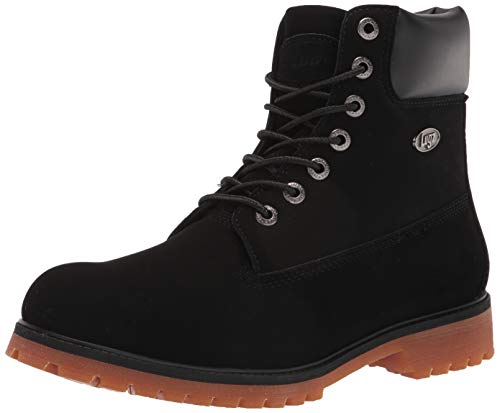 Lugz Herren Convoy Mode-Stiefel, Schwarz/Gum, 45.5 EU von Lugz