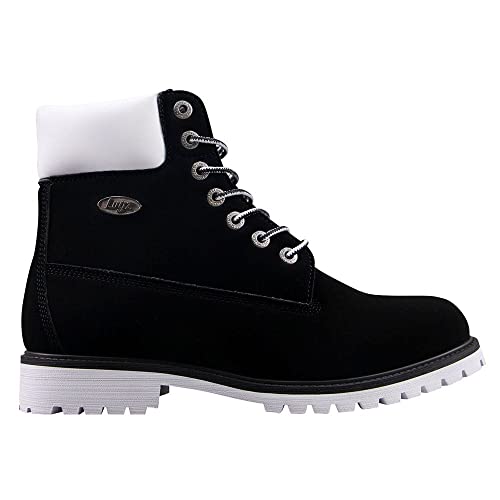 Lugz Herren Convoy Mode-Stiefel, schwarz/weiß, 43 EU von Lugz