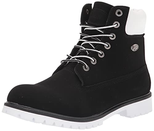 Lugz Herren Convoy Mode-Stiefel, schwarz/weiß, 43 EU von Lugz