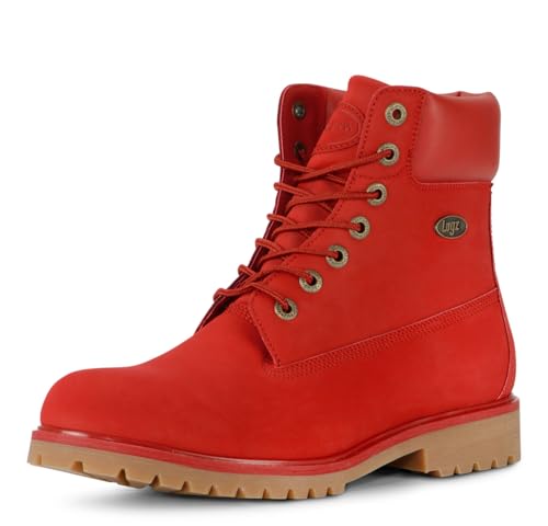 Lugz Herren Convoy modischer Stiefel, Mars Red/Gum, 42.5 EU von Lugz
