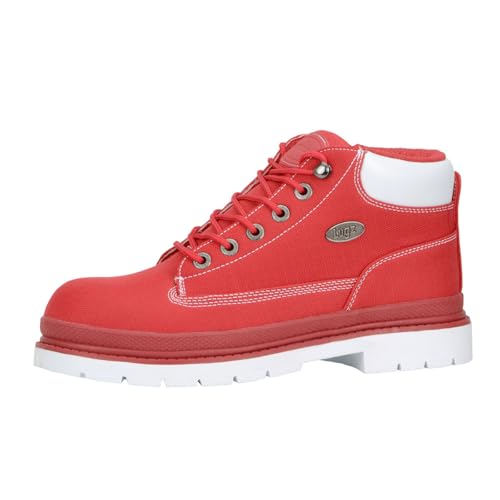 Lugz Herren Drifter Ripstop Classic Chukka Boot Mode-Stiefel, rot/weiß, 43 EU von Lugz