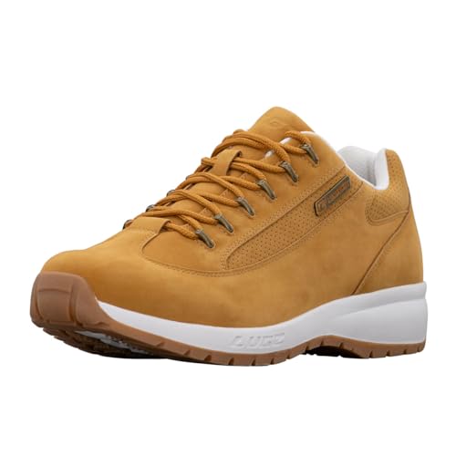 Lugz Herren Express Classic Low Top Fashion Sneaker, Golden Wheat/White/Gum, 41.5 EU von Lugz