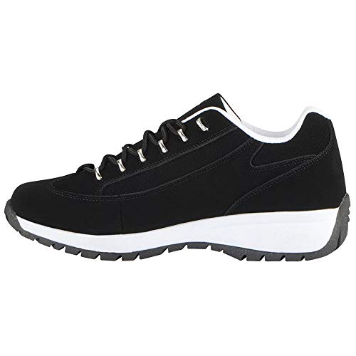 Lugz Herren Express Turnschuh, schwarz/weiß, 43 EU von Lugz