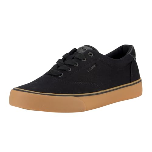 Lugz Herren Flip Turnschuh, Schwarz/Gum, 46 EU von Lugz