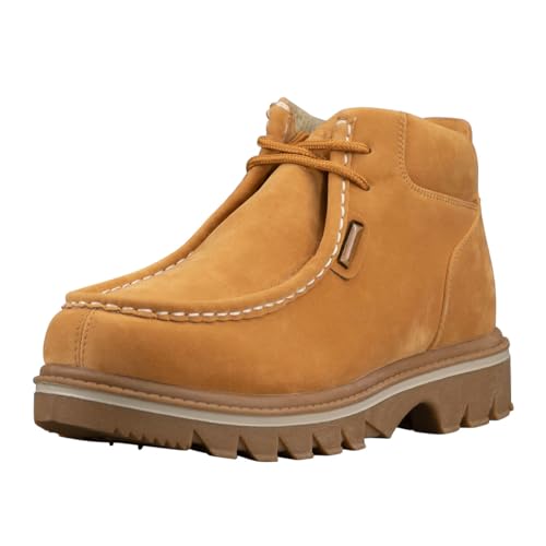 Lugz Herren-Stiefel mit Fransen, Gelb (Wheat/Cream/Gum), 44 EU von Lugz