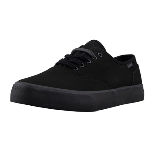 Lugz Herren Lear Classic Canvas Sneaker, Schwarz, 47.5 EU Weit von Lugz