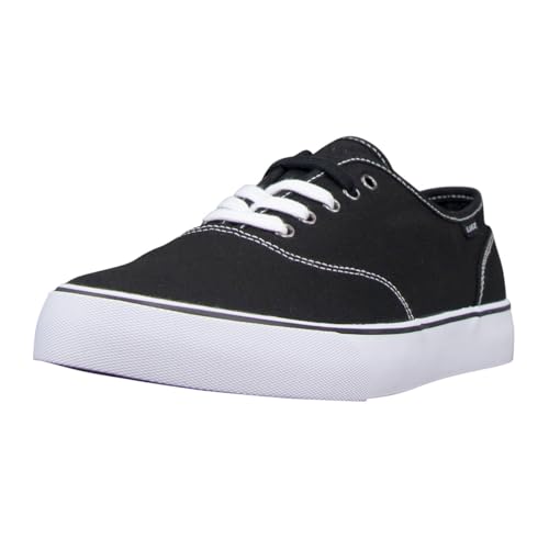 Lugz Herren Lear Schnür Sneaker, Schwarz/Weiß, 45.5 EU von Lugz