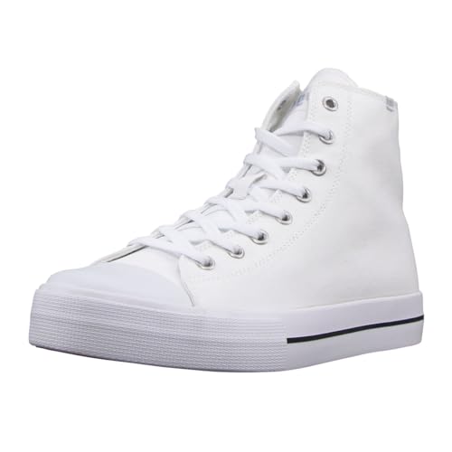 Lugz Herren Stagger Hi Fashion Sneaker, Weiß, 45 EU von Lugz