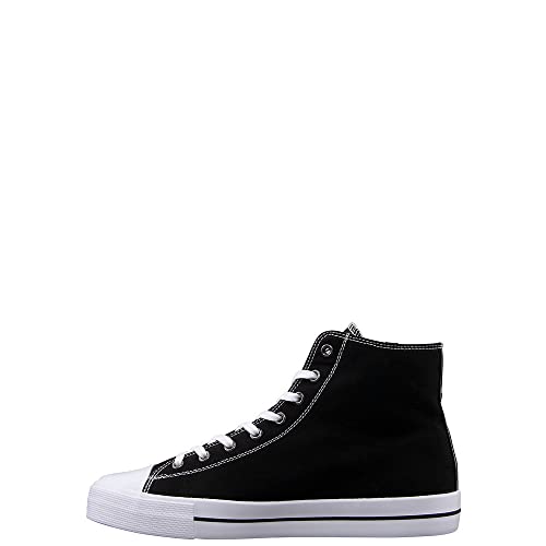 Lugz Herren Stagger Hi Fashion Sneaker, schwarz/weiß, 44.5 EU von Lugz