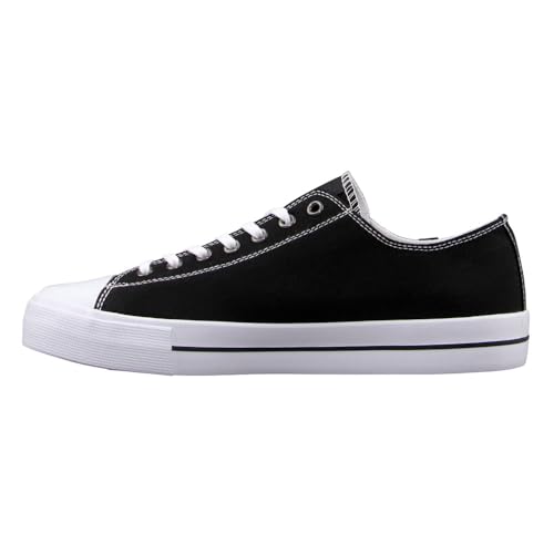 Lugz Herren Stagger Lo Fashion Sneaker, schwarz/weiß, 44.5 EU von Lugz