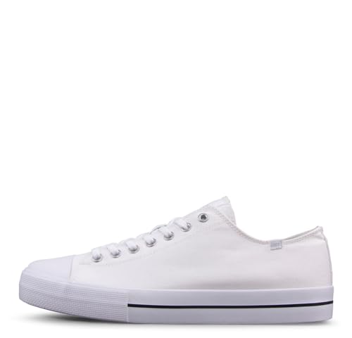 Lugz Herren Stagger Lo Schnür Sneaker, Weiss/opulenter Garten, 42 EU von Lugz