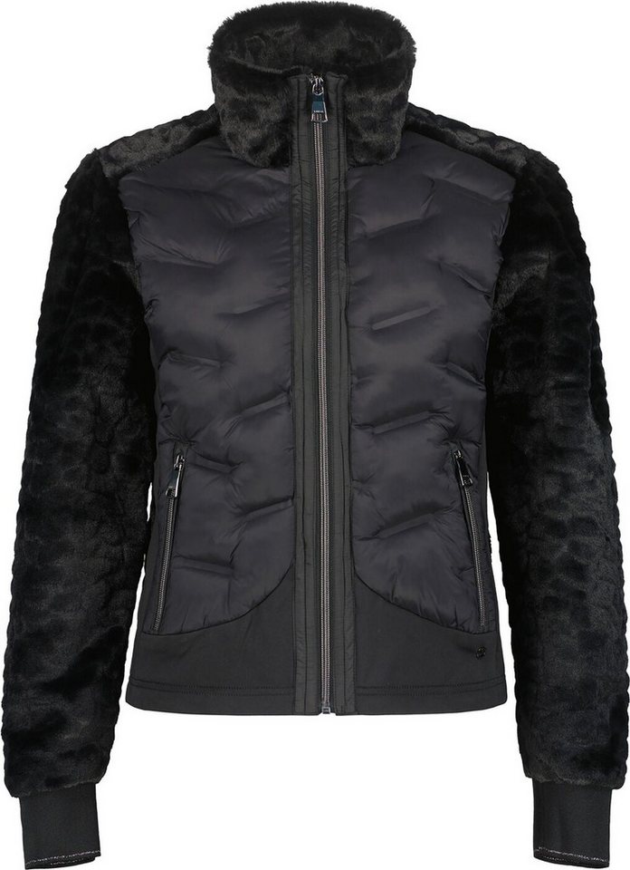 Luhta Kapuzenfleecejacke LUHTA AHOLANVAARA SCHWARZ von Luhta