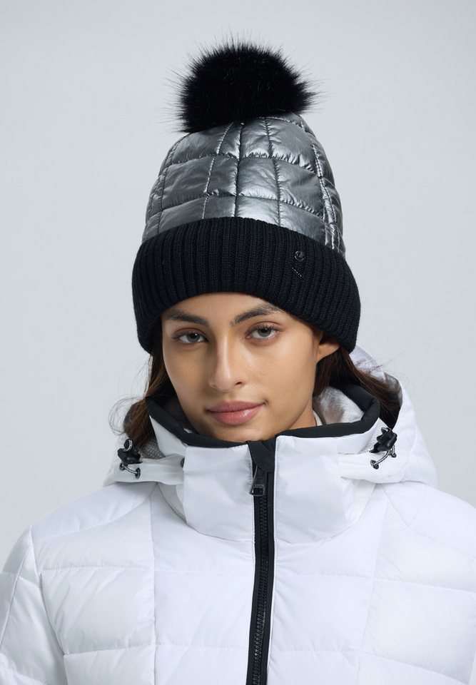 Luhta Strickmütze LUHTA NAUMOLA (1-St) aus Polyamid, mit Polyesterfutter, mit Polyesterwattierung von Luhta