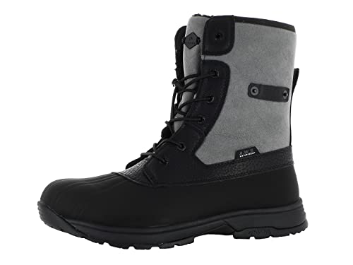 Luhta Tuttu Mr warme und wasserdicht Herren Winterstiefel, Winterschuhe mit A.W.S. Membrane grey EU 47 von Luhta