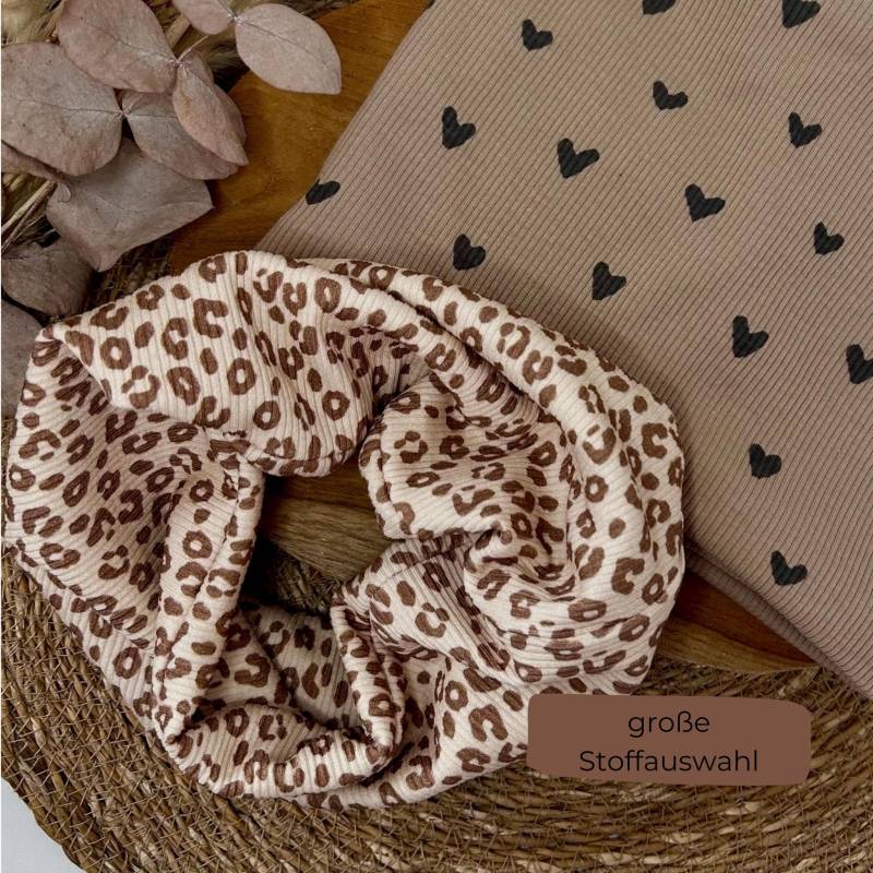 Loopschal Kinder Aus Rippjersey - Weicher Schlauchschal Für Mädchen Und Jungen Viele Muster Handgemacht von Luibu