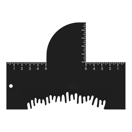 Luieonm Haaransatz-Formwerkzeug, Bart-Haaransatz-Formungsanleitung | Karte zur Verbesserung der Haarkonturierung mit Skala für Männer und Frauen, Styling, Rasur, Trimmen von Bart und Schnurrbart Luieonm Haaransatz-Formwerkzeug, Bart-Haaransatz-Formungsanleitung | Karte zur Verbesserung der Haarkonturierung mit Skala für Männer und Frauen, Styling, Rasur, Trimmen von Bart und Schnurrbart von Luieonm