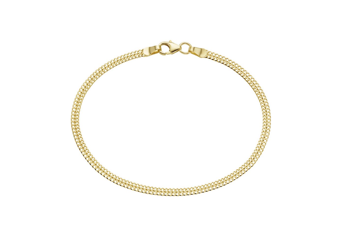 Luigi Merano Armband Bismarckkette, massiv, Gold 585 von Luigi Merano