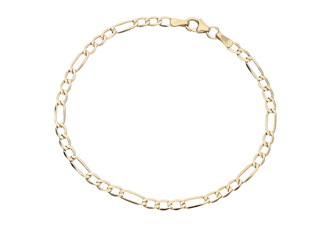 Luigi Merano Armband Figarokette, Gold 375 von Luigi Merano