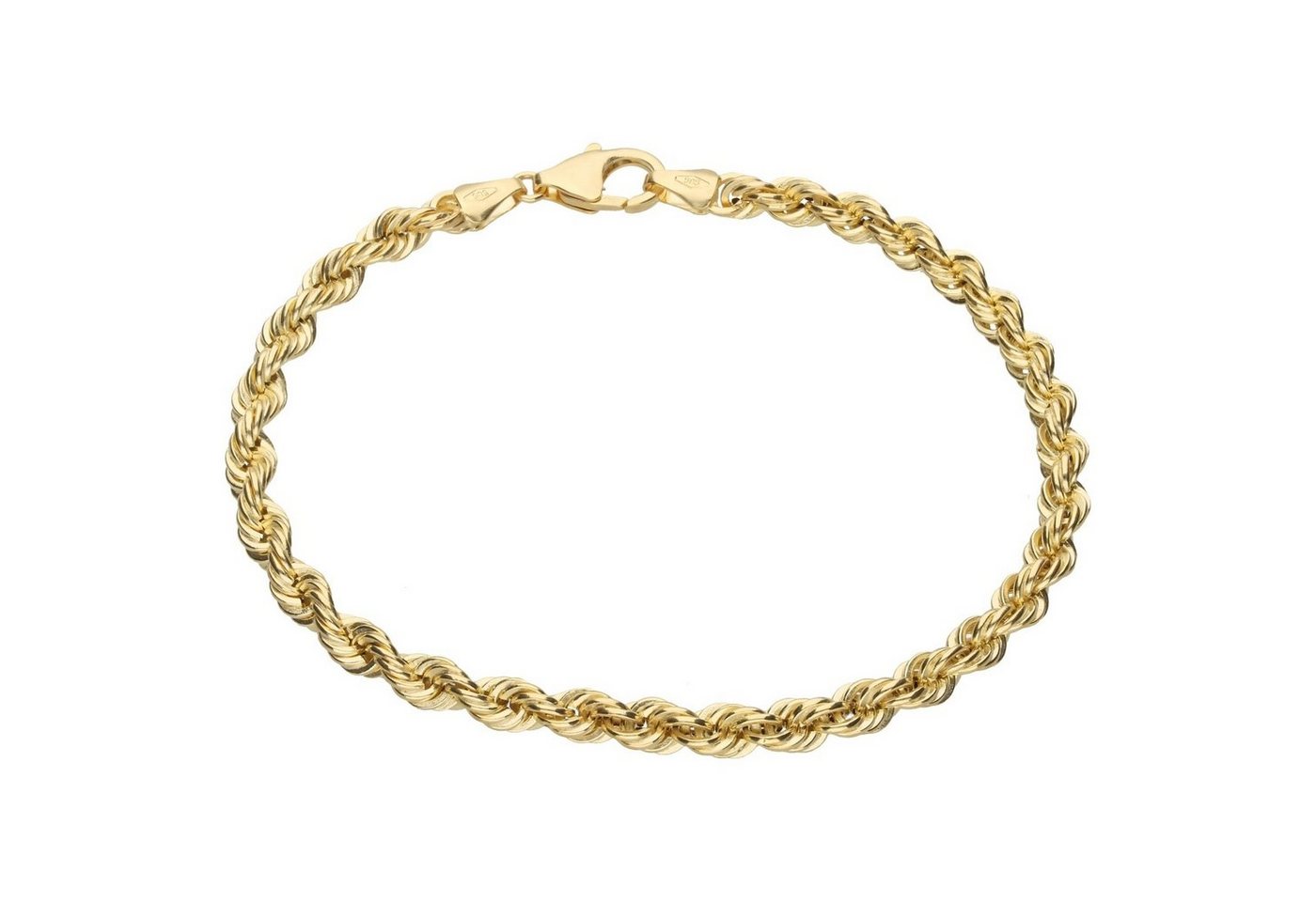 Luigi Merano Armband Kordelkette, hohl, Gold 585 von Luigi Merano