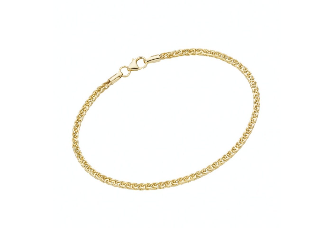 Luigi Merano Armband Zopfkette, Gold 375 von Luigi Merano