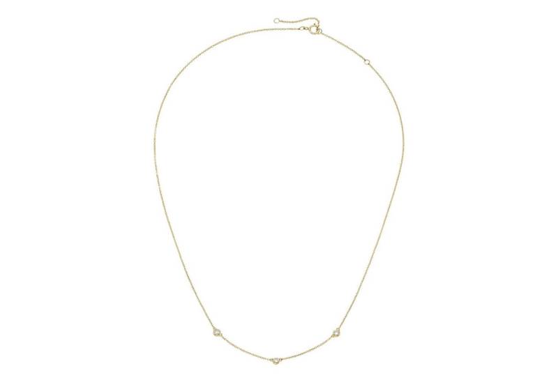 Luigi Merano Collier mit Lab Grown Diamanten, Brillantschliff, Labordiamant, Gold 375 von Luigi Merano