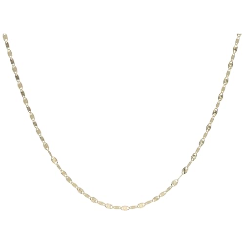 Luigi Merano Kette Fantasiekette Mit Sternverschnitt, Gold 333 Gold, 45 Cm 333 Gelbgold von Luigi Merano