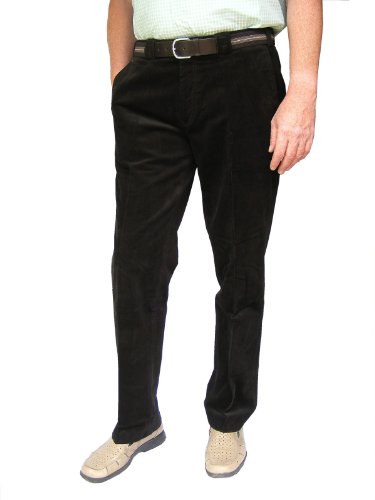 Luigi Morini M fexible Stretch Cordhose Cord Hose Murk 9005 grau, blau oder beige, Farbe:Dunkelblau, Herren-Größe:52 von Luigi Morini