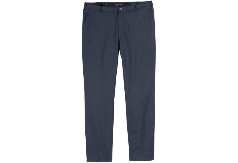 Luigi Morini Stretch-Hose Luigi Morini Stretch-Hose XXL dunkelblau strukturiert von Luigi Morini