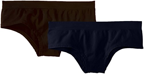 Luigi di Focenza Damen Hipster 1699, 2er Pack, Gr. 38 (Herstellergröße: S/M), marine-schwarz 338/001 von Luigi di Focenza