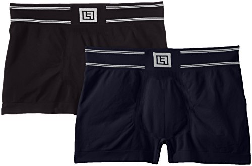 Luigi di Focenza Herren Retroshorts 1619, 2er Pack, Gr. XX-Large, Blau (marine-schwarz 338/001) von Luigi di Focenza