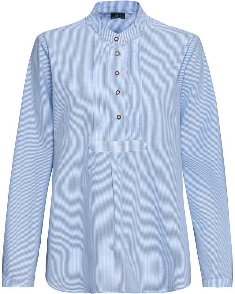 Luis Steindl Hemdbluse Gestreifte Schlupfbluse mit Biesen von Luis Steindl