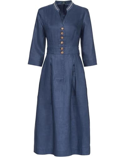 Luis Steindl Leinenkleid Blau 38 von Luis Steindl