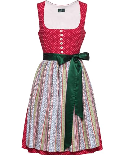 Luis Steindl Midi-Dirndl Rot/Bunt 44 von Luis Steindl