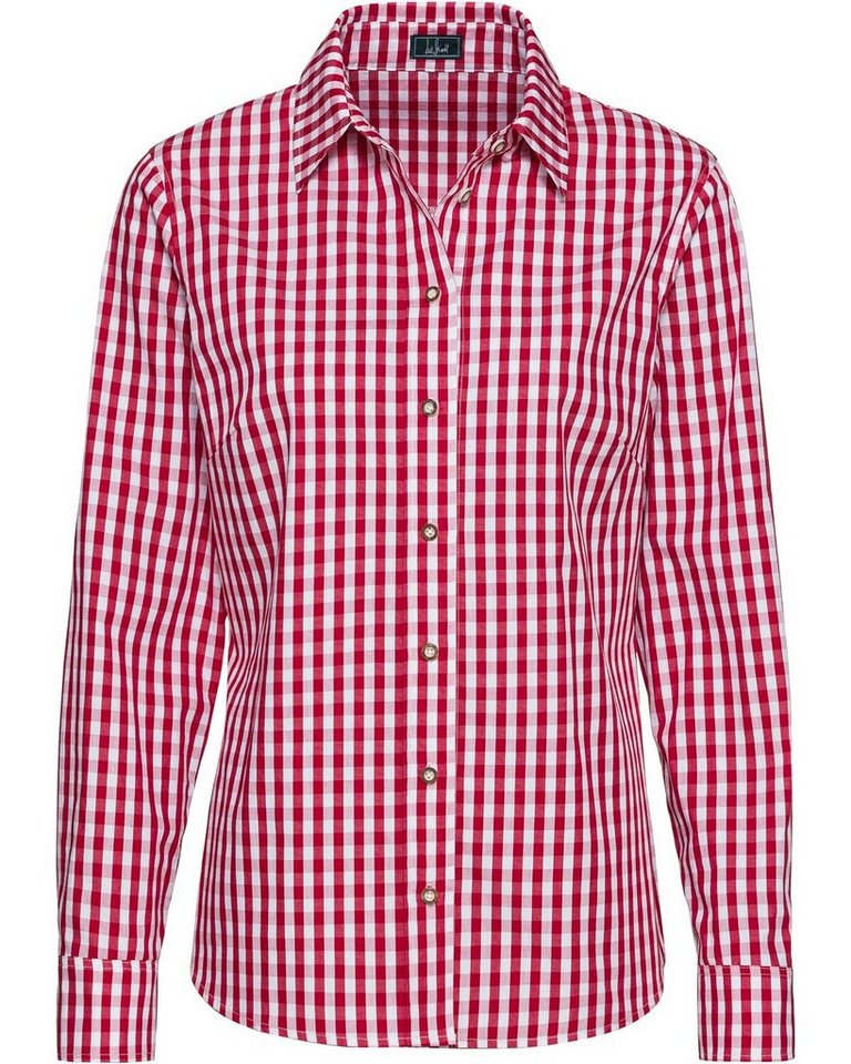 Luis Steindl Trachtenbluse Bluse in Vichykaro-Muster von Luis Steindl
