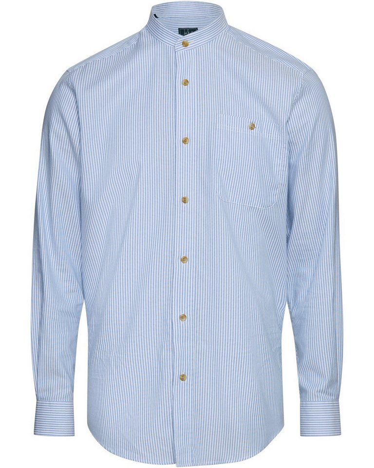 Luis Steindl Trachtenhemd Oxfordhemd mit Stehkragen von Luis Steindl