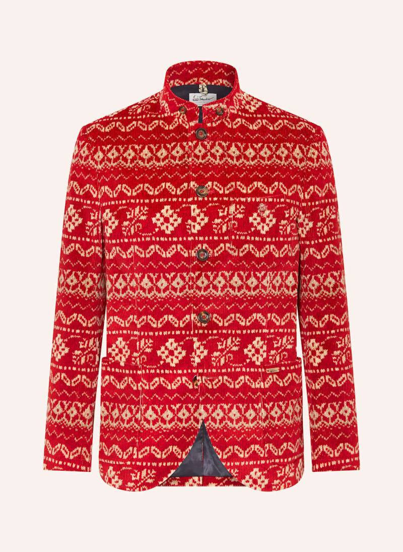 Luis Trenker Cordsakko Lusandro Regular Fit rot von Luis Trenker