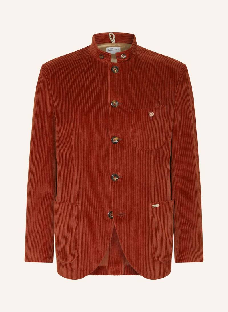Luis Trenker Cordsakko Regular Fit rot von Luis Trenker
