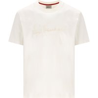 Luis Trenker Festes T-Shirt mit gesticktem Labelschriftzug in M von Luis Trenker
