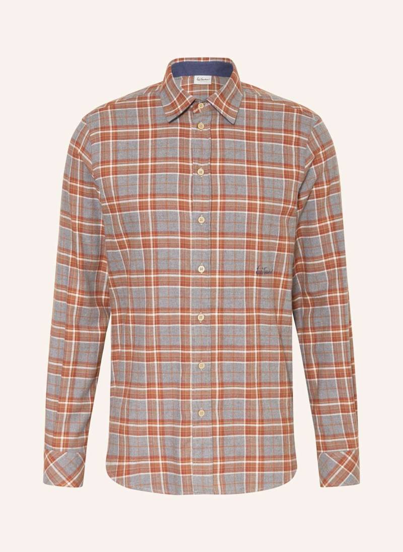 Luis Trenker Flanellhemd Regular Fit grau von Luis Trenker